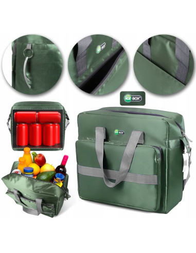 Promis torba termiczna 30 l,zielona tl30