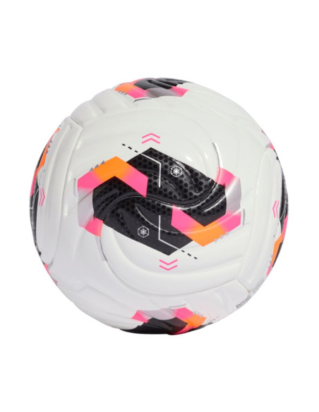 Piłka nożna adidas conext 26 mini biało-czarno-różowa ke5868