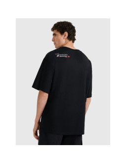 T-shirt oversize z nadrukiem męski 4f 4fraw25ttshm3257-20s 2