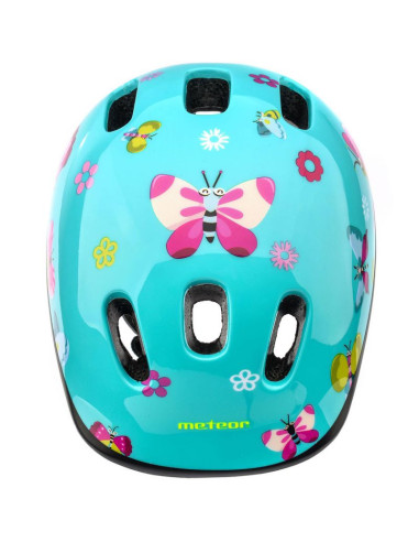 Kask rowerowy meteor ks06 butterflies rozm. s 48-52 cm 24823