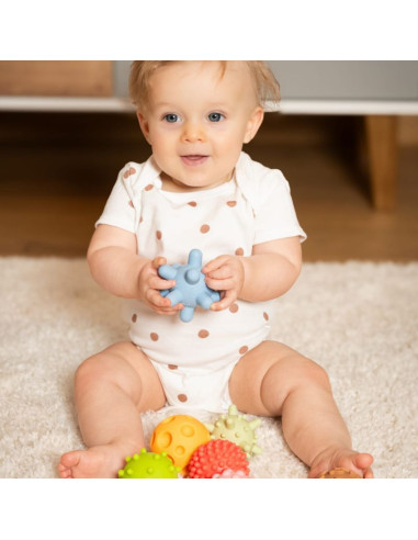 Piłki sensoryczne bez dziurki 8 szt. tullo pastelowe ref803