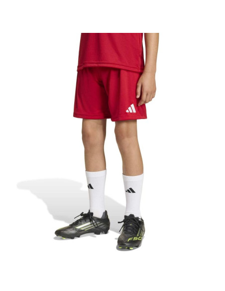 Spodenki dla dzieci adidas entrada 26 czerwone jz6528