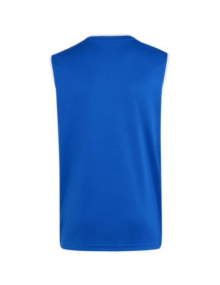 Koszulka dla dzieci adidas entrada 26 sleeveless jersey niebieska kb3938