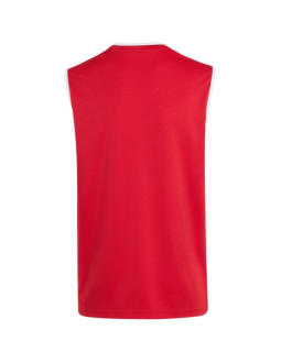Koszulka dla dzieci adidas entrada 26 sleeveless jersey czerwona kb3937 2