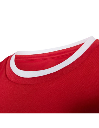 Koszulka dla dzieci adidas entrada 26 sleeveless jersey czerwona kb3937