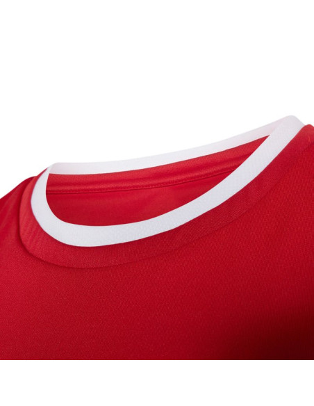 Koszulka dla dzieci adidas entrada 26 sleeveless jersey czerwona kb3937