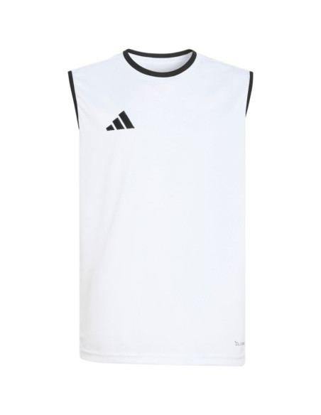Koszulka dla dzieci adidas entrada 26 sleeveless jersey biała kb3935