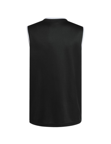 Koszulka dla dzieci adidas entrada 26 sleeveless jersey czarna kb3933