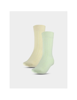 Skarpetki casual za kostkę (2-pack) damskie 4f 4fwss25usocf375-93s