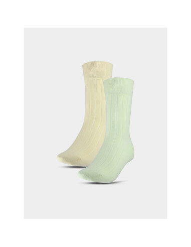 Skarpetki casual za kostkę (2-pack) damskie 4f 4fwss25usocf375-93s