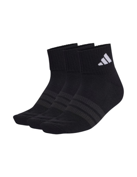 Skarpety adidas cushioned sportswear ankle 3p czarne kc9633