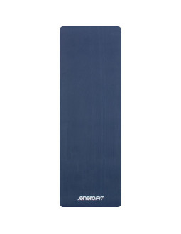 Mata fitness nbr antypoślizgowa 183x60x1cm niebieska + pokrowiec enero fit 2