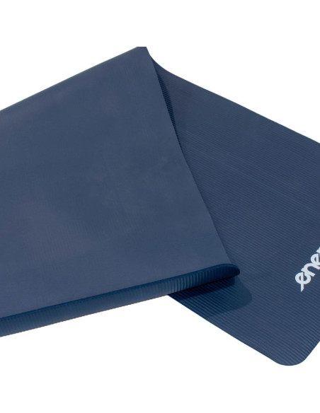 Mata fitness nbr antypoślizgowa 183x60x1cm niebieska + pokrowiec enero fit