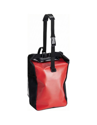 Sakwa torba rowerowa wodoszczelna tylna na bagażnik czerwona 13,5l xqmax pro