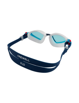 Okulary pływackie crowell gs20 flo biało-niebieskie 2