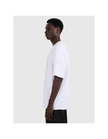 T-shirt oversize z nadrukiem męski 4f 4fraw25ttshm3257-10s