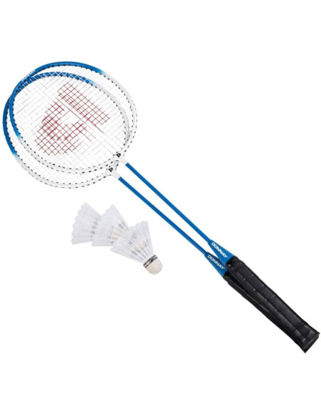 Zestaw do badmintona w pokrowcu niebieski 6w1 donnay