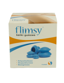 Bańki Chińskie Gumowe Flimsy (4 Szt.)