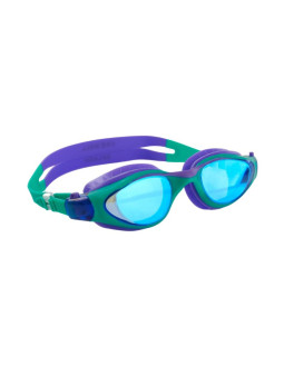Okulary pływackie dla dzieci crowell gs23 splash mirror zielono-fioletowe