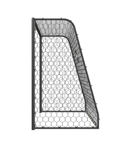 Virtufit bramka piłkarska premium - heavy duty - 300x200x120