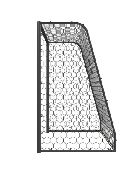 Virtufit bramka piłkarska premium - heavy duty - 300x200x120