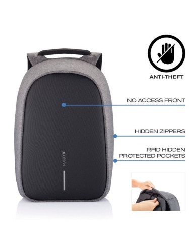 Xd design plecak antykradzieżowy bobby hero xl szary p/n: p705.712