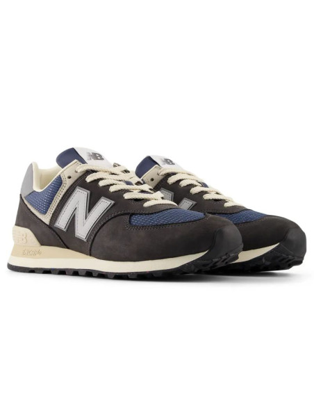 Sneakersy unisex new balance u574 black lifestyle (u574sgg)