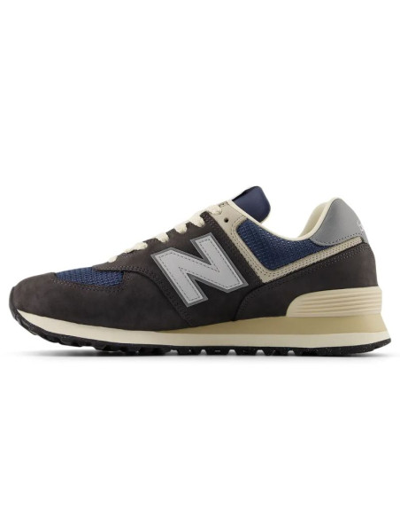Sneakersy unisex new balance u574 black lifestyle (u574sgg)