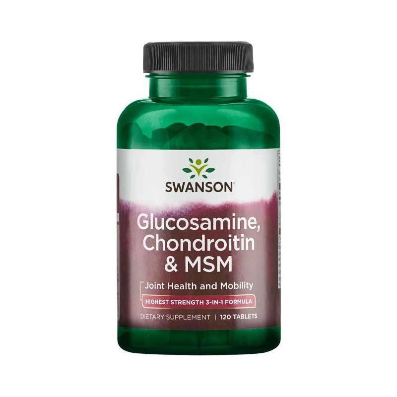 Glucosamine, Chondroitin & MSM (120 tabl.)