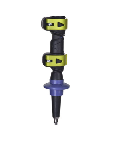 Kije viking carbo lite trekking czarno/limonkowe