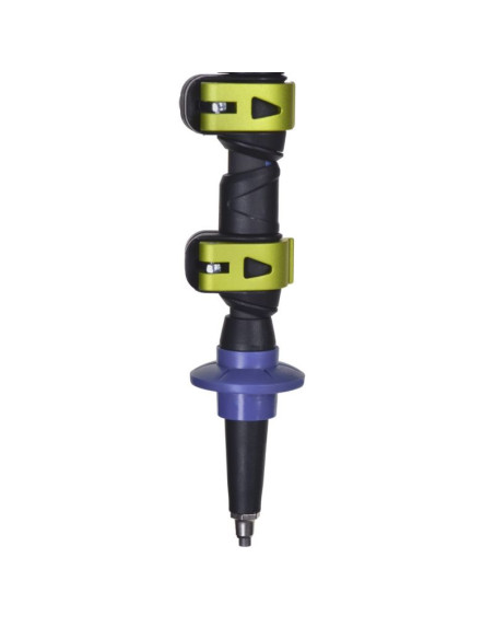 Kije viking carbo lite trekking czarno/limonkowe