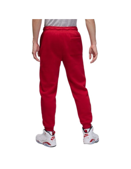 Spodnie sportowe męskie air jordan jumpman fleece pants czerwone - im9793-687