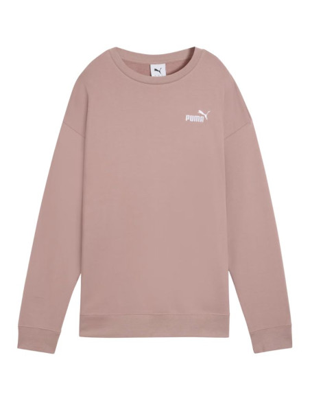 Bluza damska puma ess small no.11 logo relaxed crew różowa 684975 88