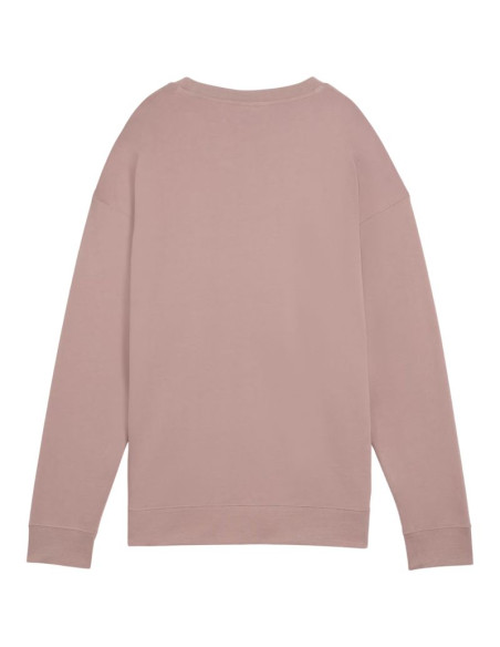 Bluza damska puma ess small no.11 logo relaxed crew różowa 684975 88