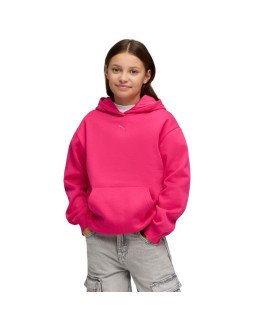 Bluza dla dzieci puma ess centered cat logo relaxed hoodie fuksja 692973 59