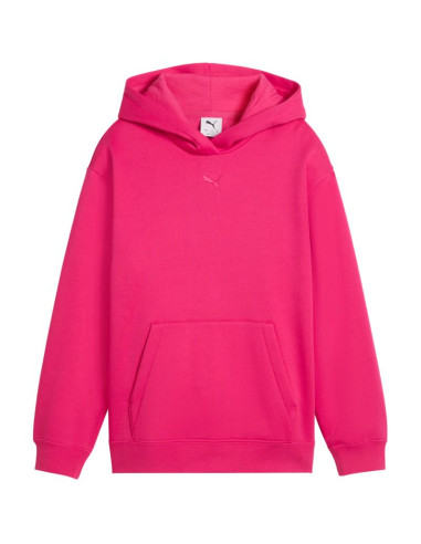 Bluza dla dzieci puma ess centered cat logo relaxed hoodie fuksja 692973 59