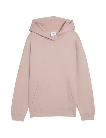 Bluza dla dzieci puma ess centered cat logo relaxed hoodie różowa 692973 89