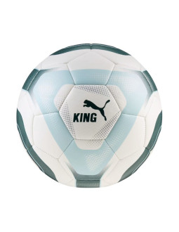 Piłka nożna puma mcfc king biało-zielono-niebieska 85013 01