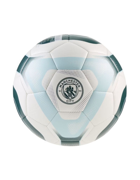 Piłka nożna puma mcfc king biało-zielono-niebieska 85013 01