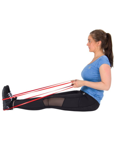 Virtufit pro guma fitness power band średnia żółta