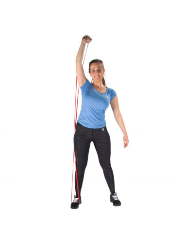 Virtufit pro guma fitness power band średnia żółta