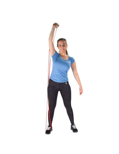 Virtufit pro guma fitness power band średnia żółta