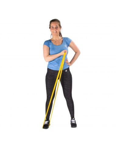 Virtufit pro guma fitness power band średnia żółta