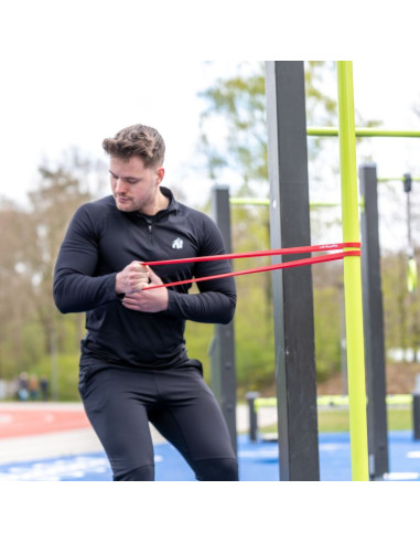 Virtufit pro guma fitness power band średnia żółta