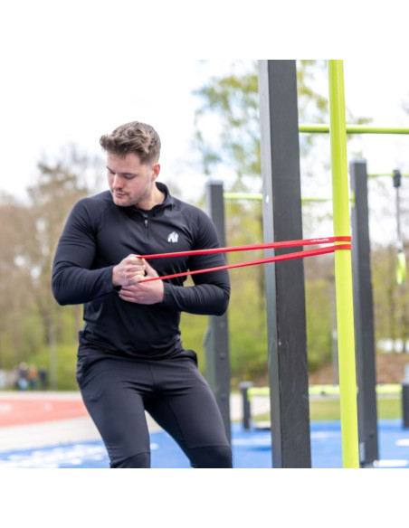 Virtufit pro guma fitness power band średnia żółta