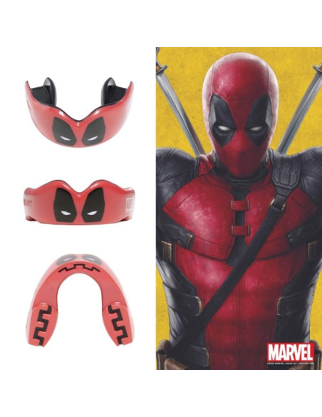 Ochraniacze zębów oz-tt "extro marvel deadpool” czerwono-czarne senior