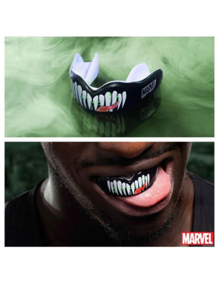 Ochraniacze zębów oz-tt "extro marvel deadpool” czerwono-czarne senior