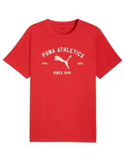 Koszulka męska puma class graphic tee czerwona 692226 11 2
