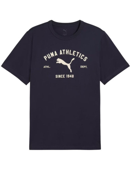 Koszulka męska puma class graphic tee granatowa 692226 16