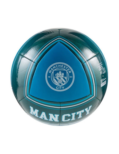 Piłka nożna puma mcfc culture turkusowo-niebieska 84976 13